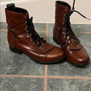 Ariat lace up boots
